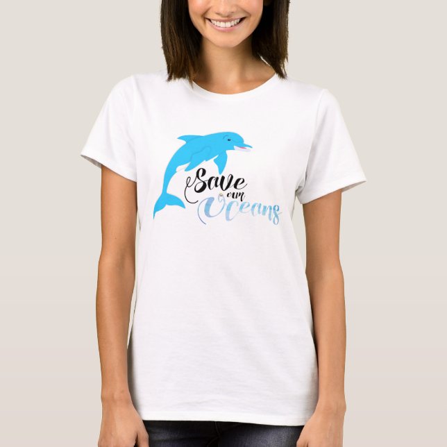 Camiseta Salvemos nuestros océanos (Anverso)