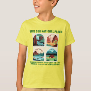 Camiseta Salvemos Nuestros Parques Nacionales