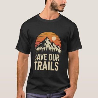 Camiseta Salvemos Nuestros Senderos Caminata Mochilero Natu