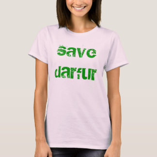 Camiseta Salven a Darfur Tee.