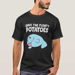 Camiseta Salven A Funny Manatee De Las Patatas Flotantes