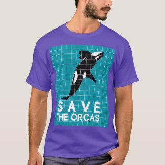 Camiseta Salven a la asesina de las orcas del mar de ballen