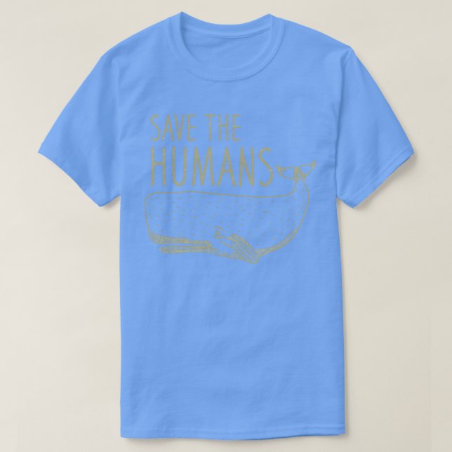 Camiseta Salven a la ballena humana 2 (Diseño del anverso)