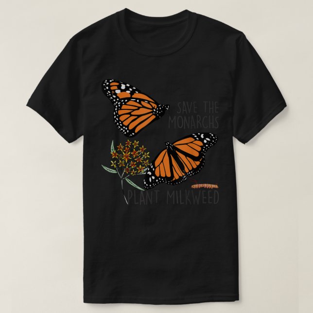 Camiseta Salven A La Planta De Los Monarcas Un Poco De Mari (Diseño del anverso)