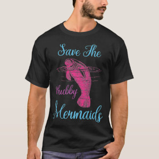 Camiseta Salven a la sirvienta Vaca Curiosa Amor Manatee Ch