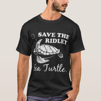 Camiseta Salven A La Tortuga Del Mar De Ridley