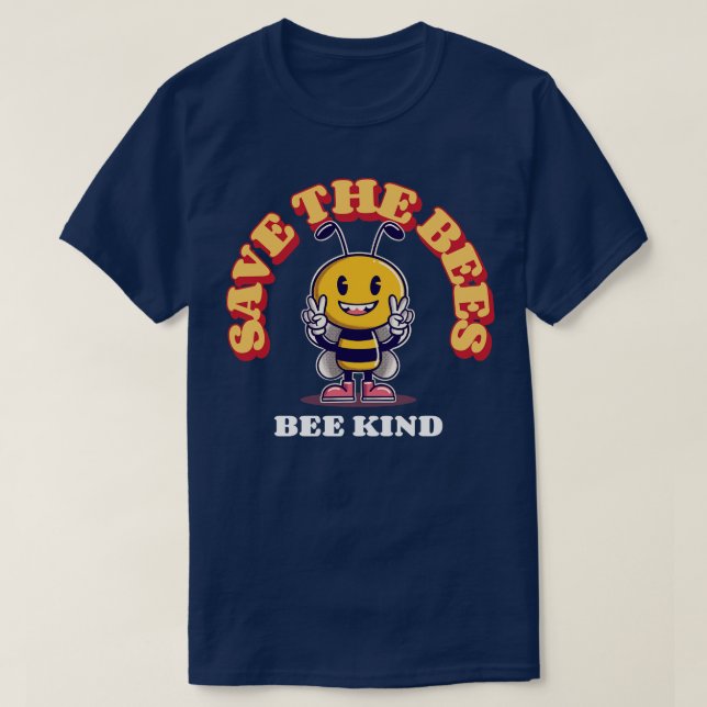 Camiseta Salven A Las Abejas Abejas Que Lover (Diseño del anverso)