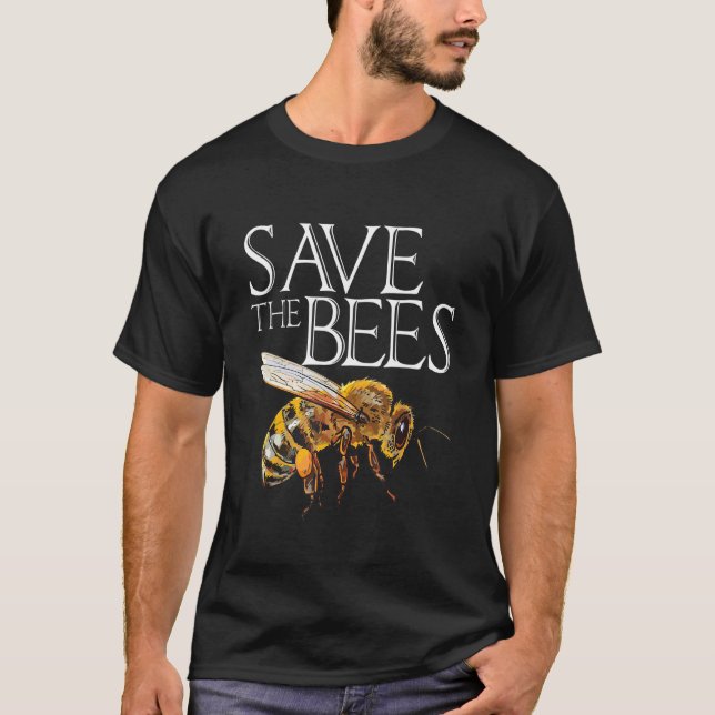 Camiseta Salven a las abejas Apiary Abee Reina Abeja (Anverso)