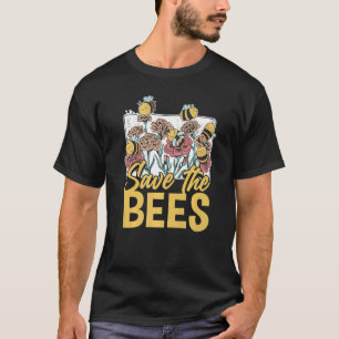 Camiseta Salven a las abejas Beekeeper lindo vestido de abe
