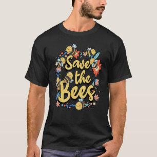 Camiseta Salven a las abejas Beekeeper lindo vestido de abe