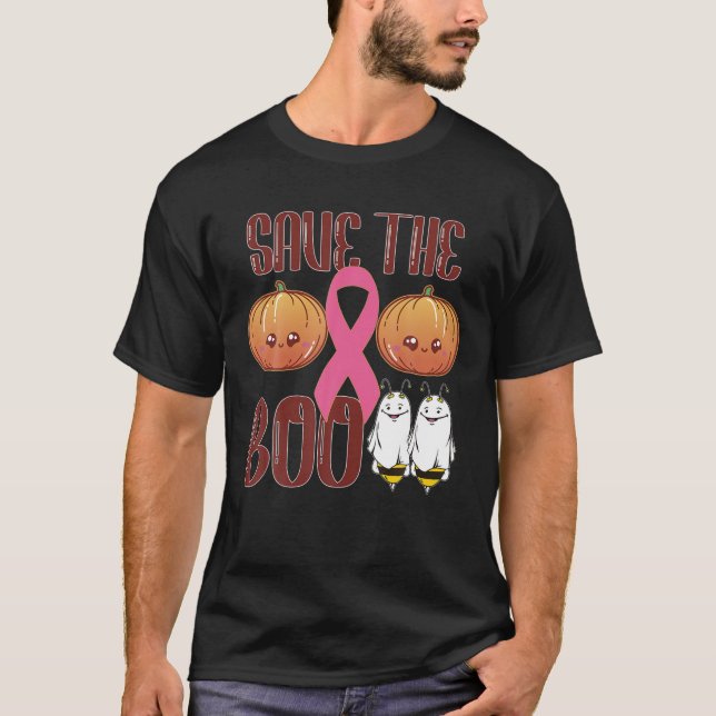 Camiseta Salven A Las Abejas De Boo Halloween Divertido Cán (Anverso)