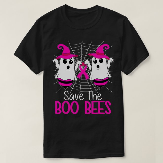 Camiseta Salven A Las Abejas De Boo Halloween Para La Conci (Diseño del anverso)