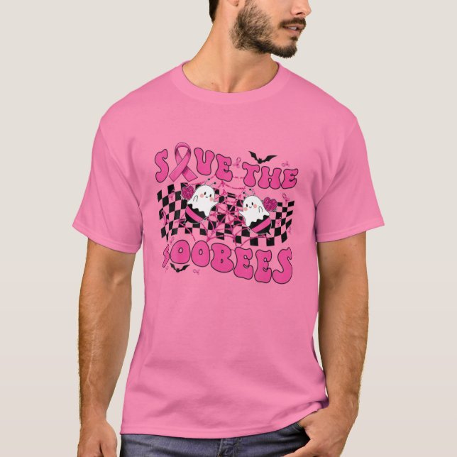 Camiseta Salven A Las Abejas De Boo La Graciosa Cáncer De M (Anverso)