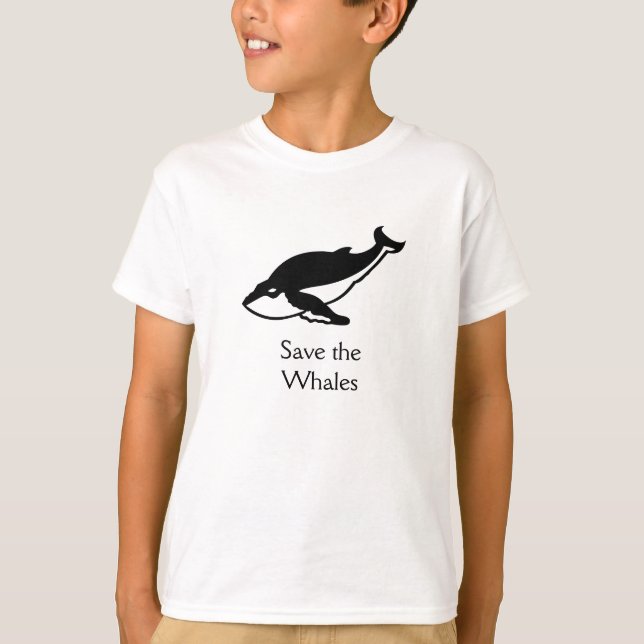 Camiseta Salven a las ballenas (Anverso)