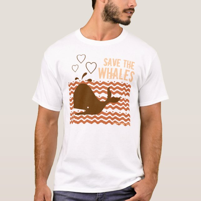 Camiseta Salven A Las Ballenas - Ambientalmente Conscientes (Anverso)