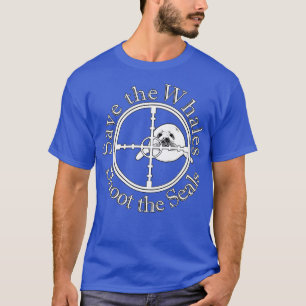 Camiseta Salven a las ballenas disparar a los focos