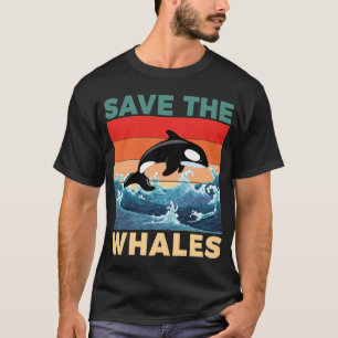 Camiseta Salven a las ballenas salven nuestros océanos