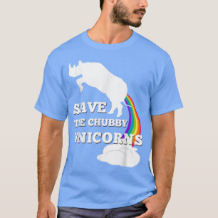 Camiseta Salven a las mujeres de Chubby Unicorns TMen
