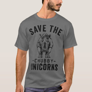 Camiseta Salven a los amantes del rinoceronte de Chubby Uni