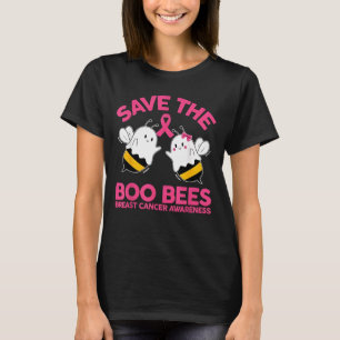 Camiseta Salven A Los Boobees Bees Cáncer De Mama Halloween