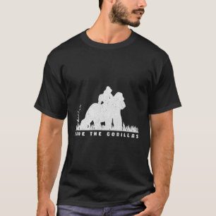 Camiseta Salven A Los Gorilas Mama Baby Gorilla