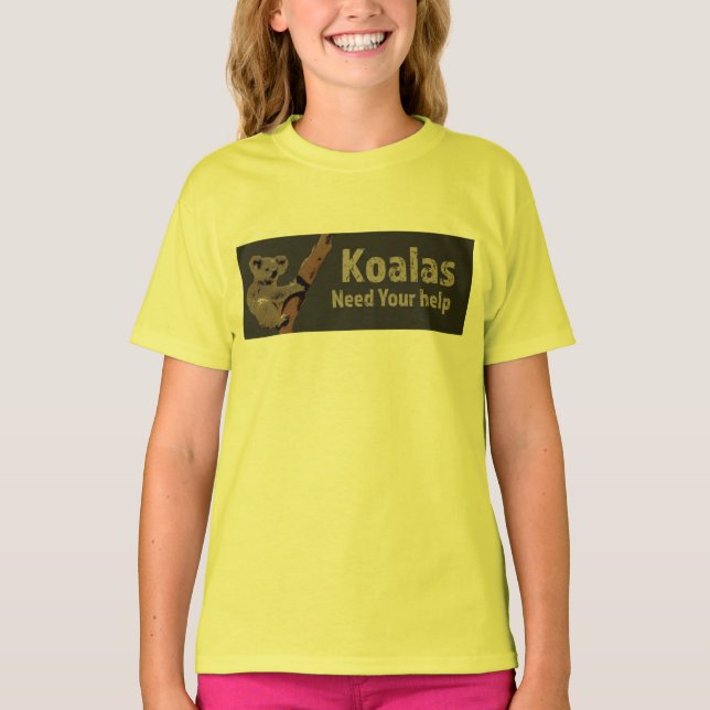 Camiseta Salven a los Koalas (Anverso)