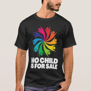 Camiseta Salven a los niños terminan con el tráfico infanti