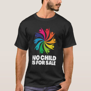 Camiseta Salven a los niños terminan con el tráfico infanti