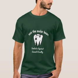 Camiseta Salven a los osos molares de dentista puntiagudo