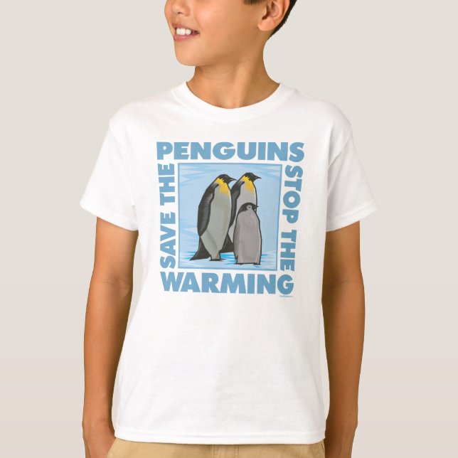 Camiseta Salven a los pingüinos (Anverso)