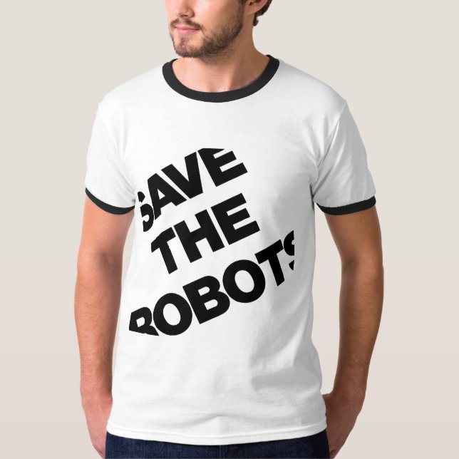 Camiseta Salven A Los Robots Después De Horas Club NYC (Anverso)