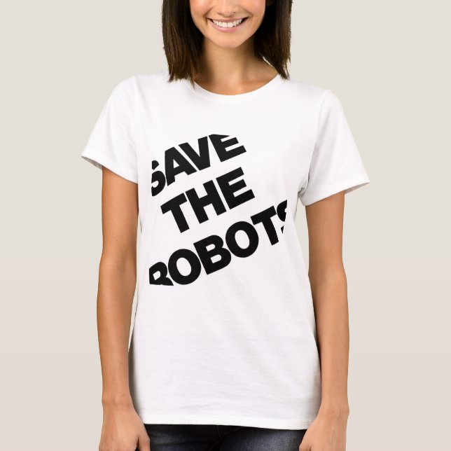 Camiseta Salven A Los Robots Después De Horas Club NYC (Anverso)