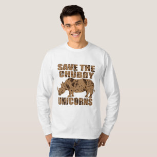Camiseta Salven a los Unicornios chubíes - Salven a los rin