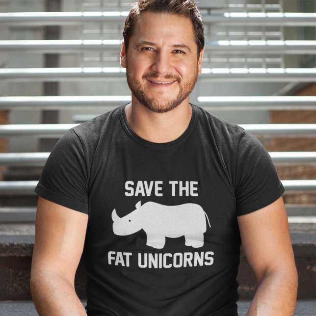 Camiseta Salven A Los Unicornios Grasos (Subido por el creador)