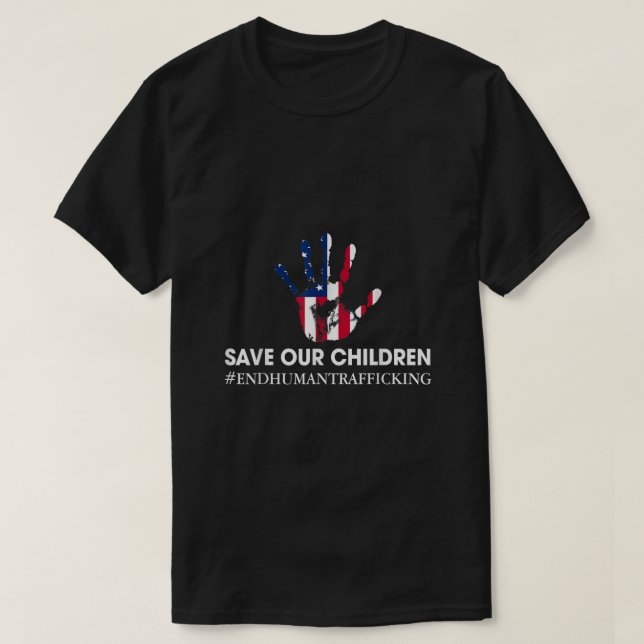 Camiseta Salven a nuestros hijos y ponen fin a la concienci (Diseño del anverso)