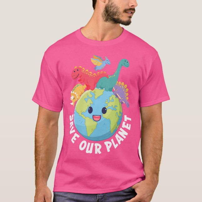 Camiseta Salven a nuestros niños del Día de la Tierra de lo (Anverso)