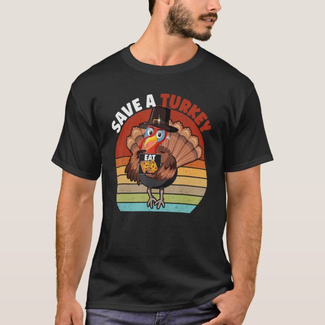 Camiseta Salven A Turquía Coman Pizza Niños De Acción De Gr (Anverso)