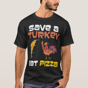 Camiseta Salven A Turquía Comer Ropa De Pizza Hombres Guay 