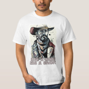 Camiseta Salven a un caballo con unos graciosos dichos occi