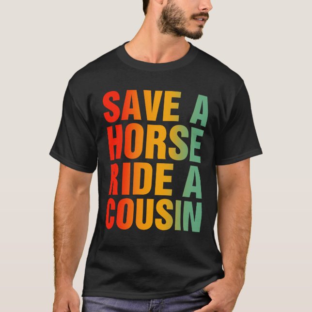 Camiseta Salven A Un Caballo De Primo (Anverso)
