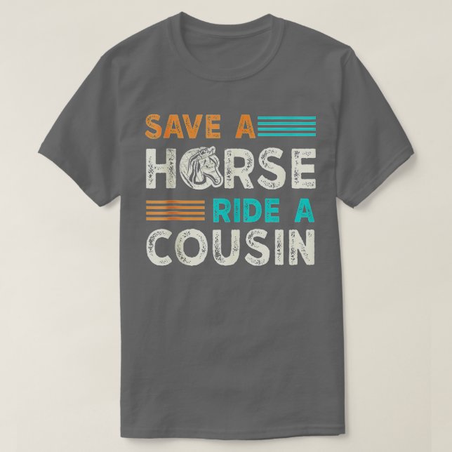 Camiseta Salven A Un Caballo De Primo (Diseño del anverso)