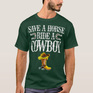 Camiseta Salven A Un Caballo De Vaquero