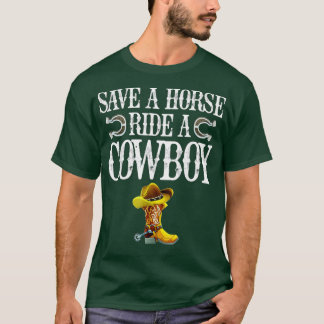 Camiseta Salven A Un Caballo De Vaquero