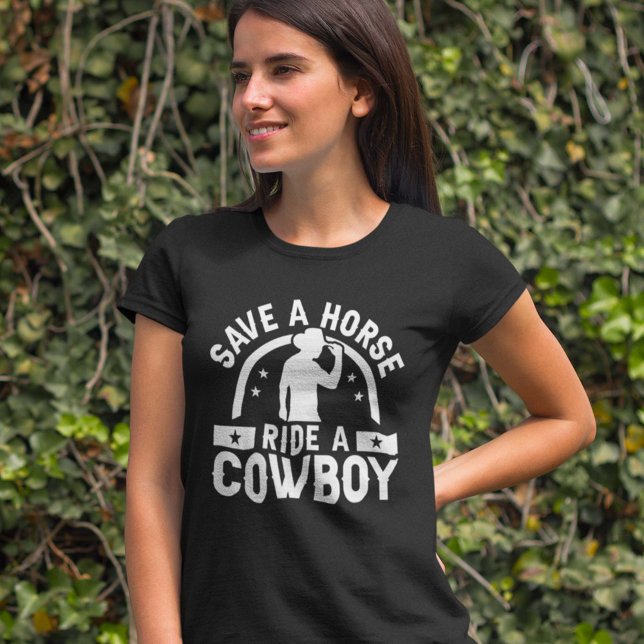 Camiseta Salven A Un Caballo De Vaquero (Subido por el creador)