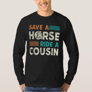 Camiseta Salven A Un Caballo En Un Primo Hillbilly Redneck 