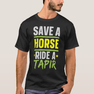 Camiseta Salven A Un Caballo En Un Zookeepe De Animales De 