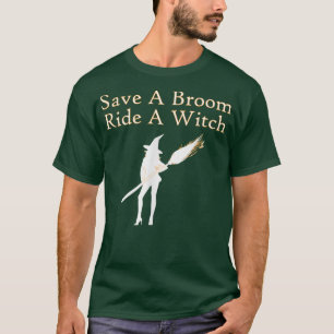 Camiseta Salven A Un Caminata En La Bambalina Una Bruja Gra