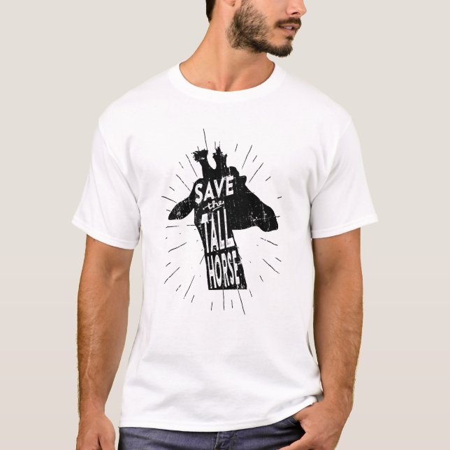 Camiseta Salven al caballo alto (Anverso)