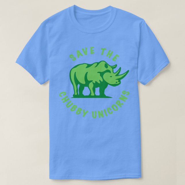 Camiseta Salven Al Chubby Unicorn (Diseño del anverso)