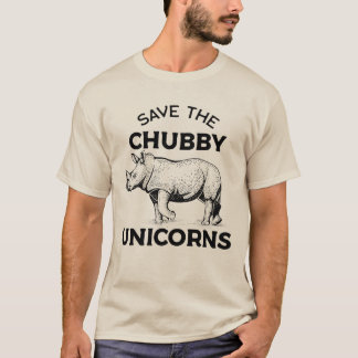Camiseta Salven Al Chubby Unicorn - La Divertida Conservaci
